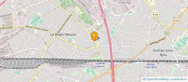 localisation de l'entreprise 948 086 681 à LE BLANC-MESNIL
