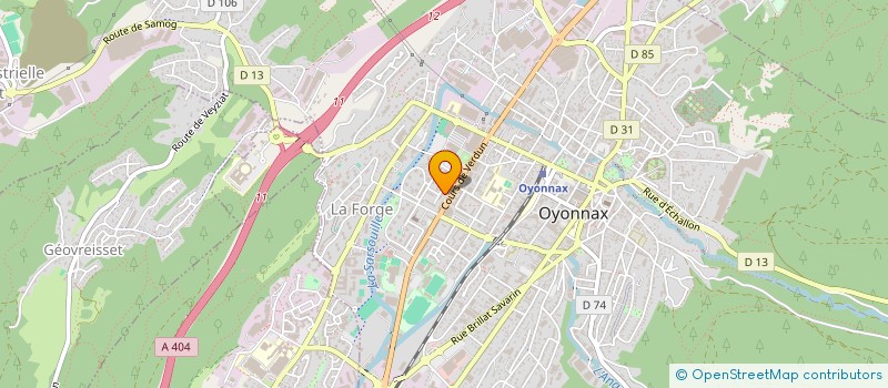 localisation de l'entreprise 948 097 605  à OYONNAX