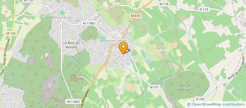 localisation de l'entreprise 948 105 945   RESTINCLIERES