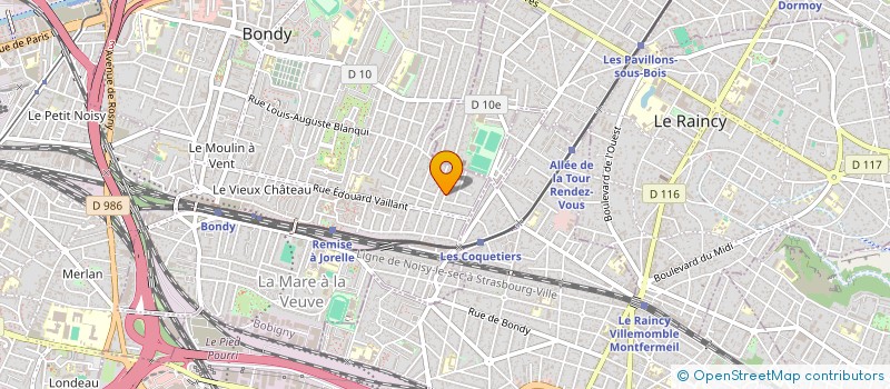 localisation de l'entreprise 948 107 586 à BONDY