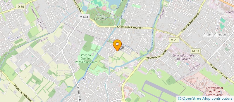 localisation de l'entreprise 948 111 109   CUGNAUX