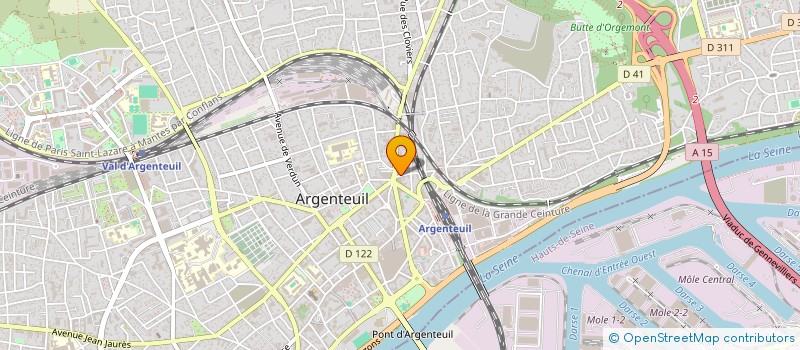 localisation de l'entreprise 948 116 207   ARGENTEUIL