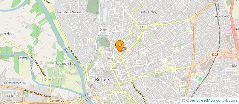 localisation de l'entreprise 948 127 360 à BEZIERS