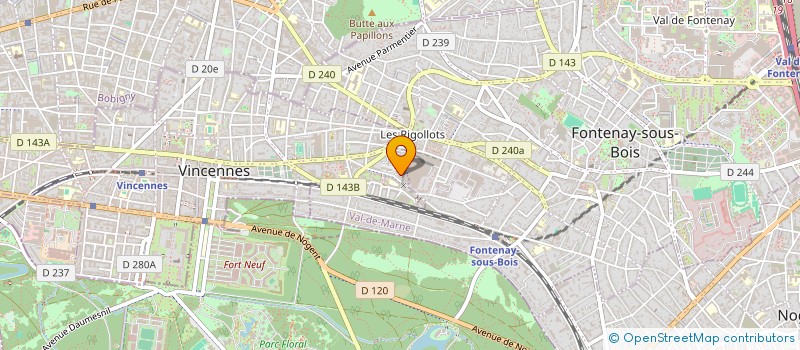 localisation de l'entreprise 948 128 525 à VINCENNES