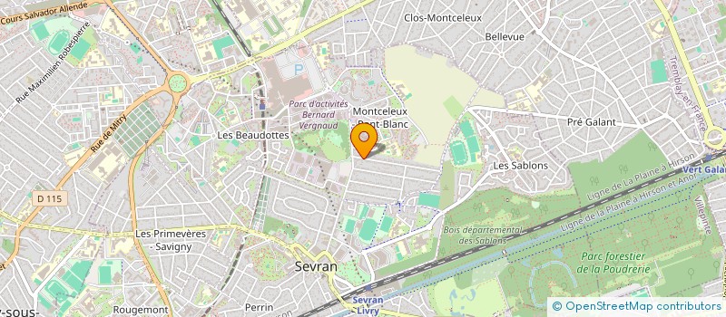 localisation de l'entreprise 948 200 720   SEVRAN