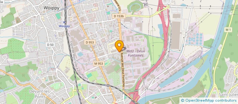 localisation de l'entreprise 948 214 689   METZ