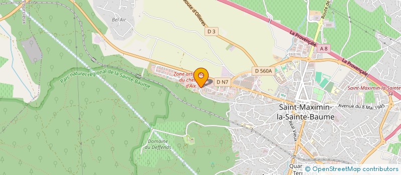 localisation de l'entreprise 948 255 930 à TRETS