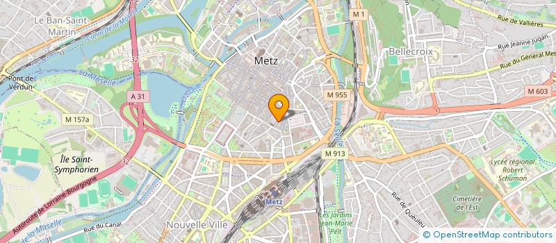 localisation de l'entreprise 948 297 304   METZ