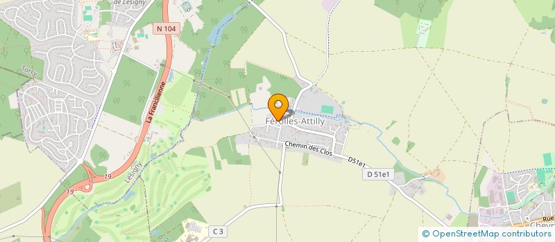 localisation de l'entreprise 948 311 477   FEROLLES-ATTILLY