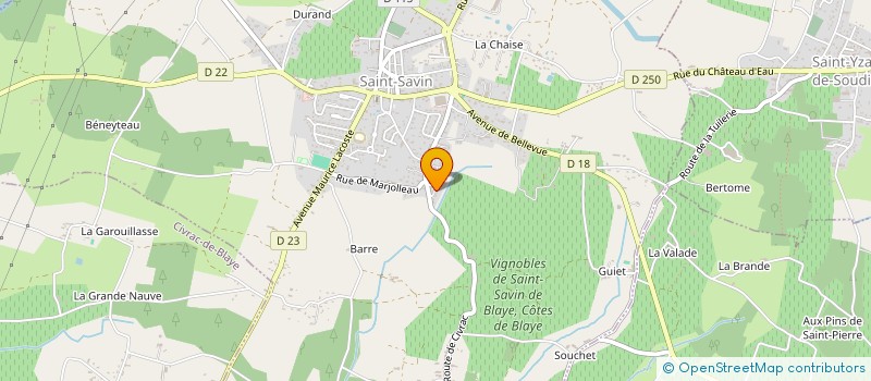 localisation de l'entreprise 948 350 616   SAINT-SAVIN