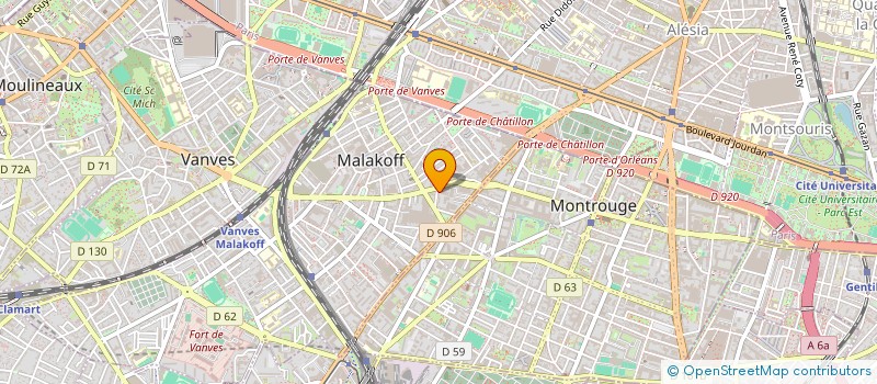 localisation de l'entreprise 948 381 645   MALAKOFF