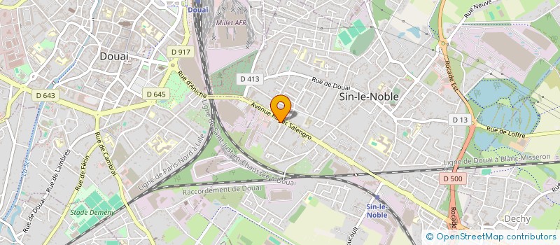 localisation de l'entreprise 948 443 304 à SIN-LE-NOBLE