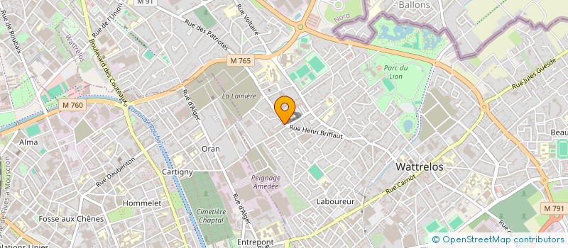 localisation de l'entreprise 948 462 221   WATTRELOS