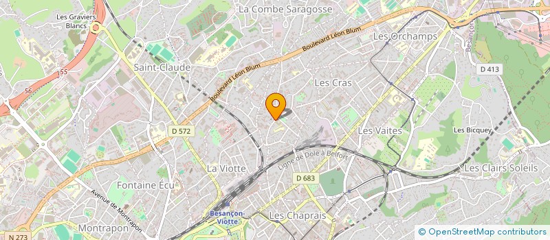 localisation de l'entreprise 948 472 683   BESANCON