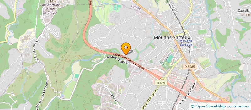 localisation de l'entreprise 948 484 613   MOUANS-SARTOUX