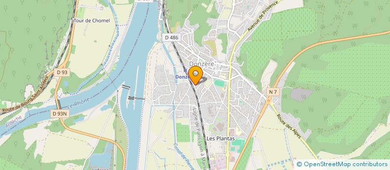 localisation de l'entreprise 948 490 693 à DONZERE
