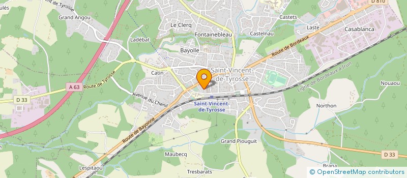 localisation de l'entreprise 948 500 327   SAINT-VINCENT-DE-TYROSSE