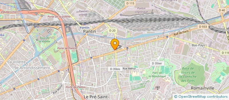 localisation de l'entreprise 948 511 431   PANTIN