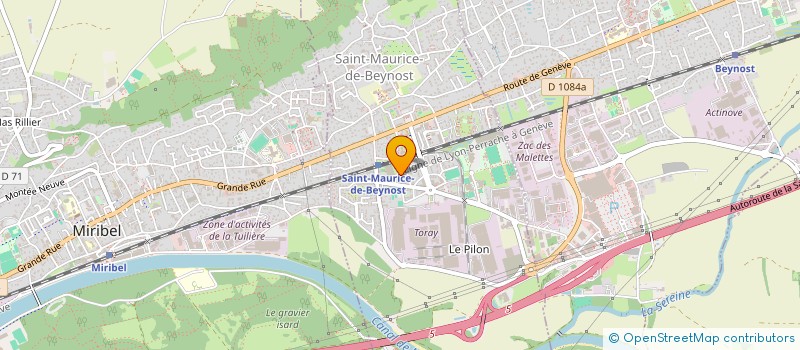 localisation de l'entreprise 948 571 765   SAINT-MAURICE-DE-BEYNOST