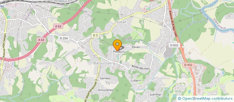 localisation de l'entreprise 948 577 424   BASSUSSARRY