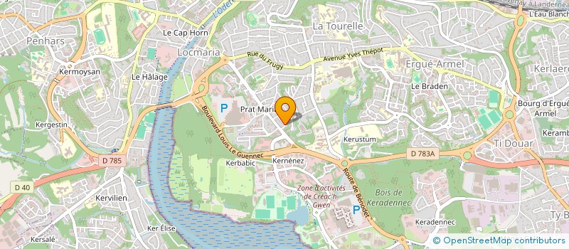localisation de l'entreprise 948 604 350  à QUIMPER