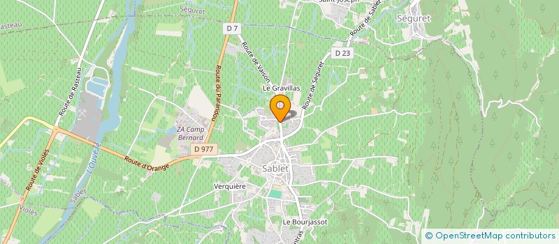 localisation de l'entreprise 948 613 534   SABLET