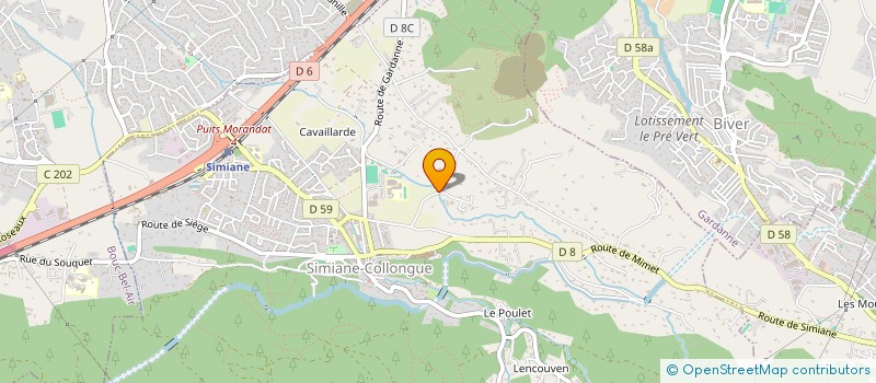 localisation de l'entreprise 948 617 261   SIMIANE-COLLONGUE