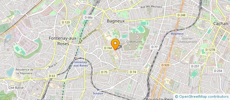 localisation de l'entreprise 948 626 627   BAGNEUX