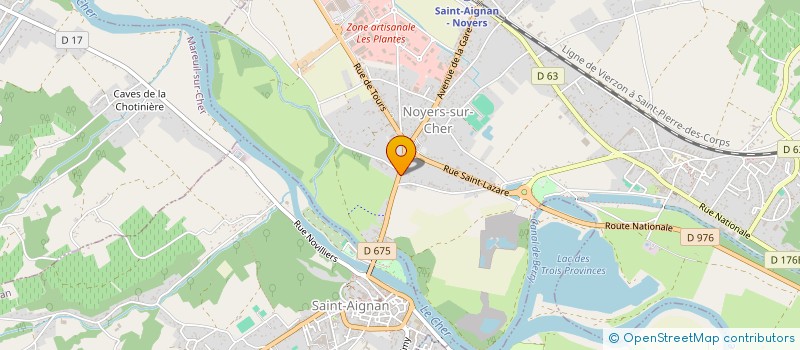 localisation de l'entreprise 948 665 294   NOYERS-SUR-CHER