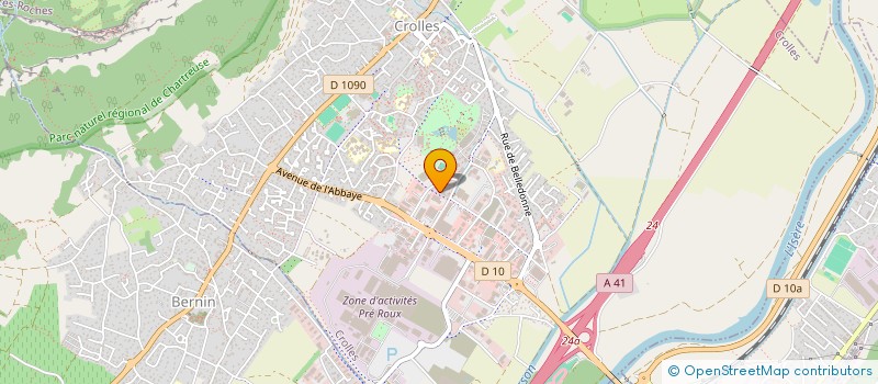 localisation de l'entreprise 948 683 859   CROLLES