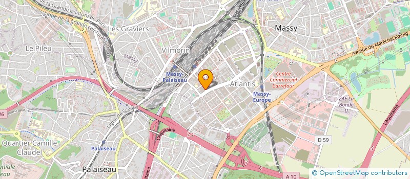 localisation de l'entreprise 948 694 005   MASSY