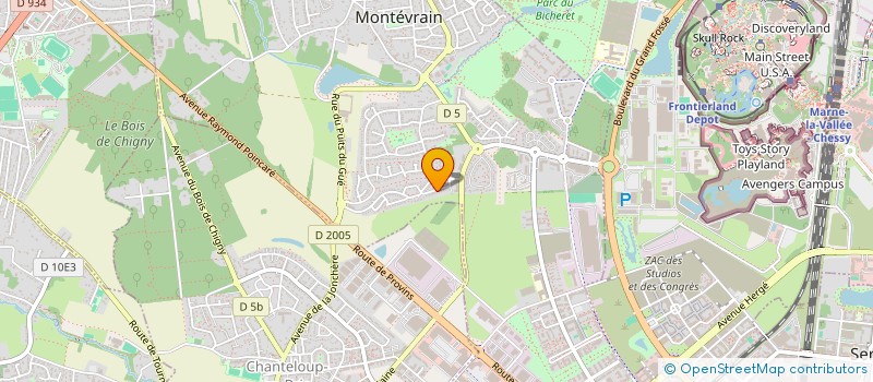 localisation de l'entreprise 948 699 905   MONTEVRAIN