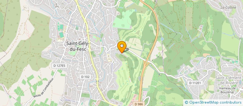 localisation de l'entreprise 948 703 855   SAINT-GELY-DU-FESC