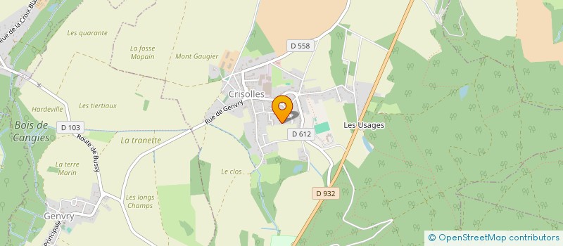 localisation de l'entreprise 948 762 372   CRISOLLES