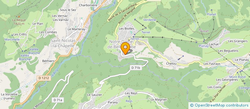 localisation de l'entreprise 948 778 030   NOTRE-DAME-DE-BELLECOMBE