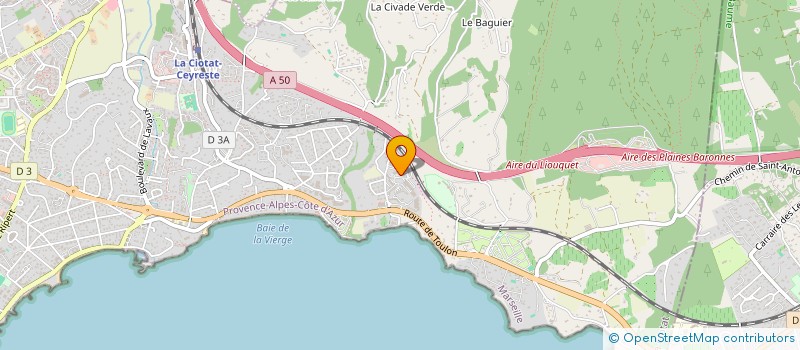 localisation de l'entreprise 948 821 608   LA CIOTAT