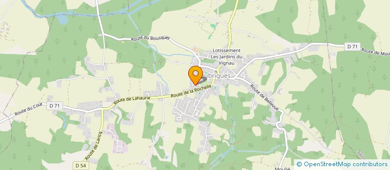 localisation de l'entreprise 948 875 687   SAUBRIGUES