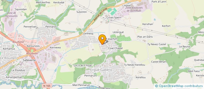 localisation de l'entreprise 948 889 209 à ERGUE-GABERIC