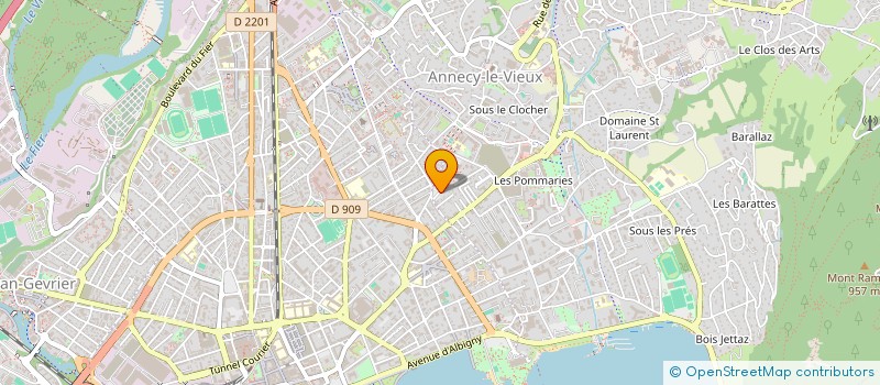 localisation de l'entreprise 948 916 721   ANNECY