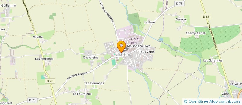 localisation de l'entreprise 948 946 009   PORTE DES PIERRES DOREES