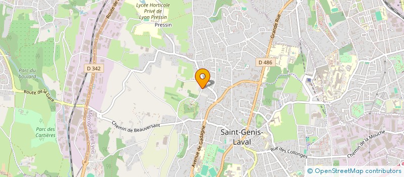 localisation de l'entreprise 948 948 617   SAINT-GENIS-LAVAL