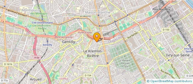localisation de l'entreprise 949 009 617   LE KREMLIN-BICETRE