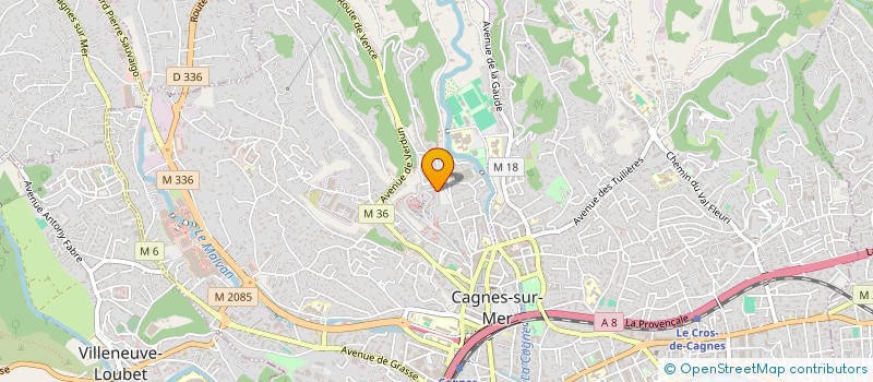 localisation de l'entreprise 949 041 313 à VILLENEUVE-LOUBET