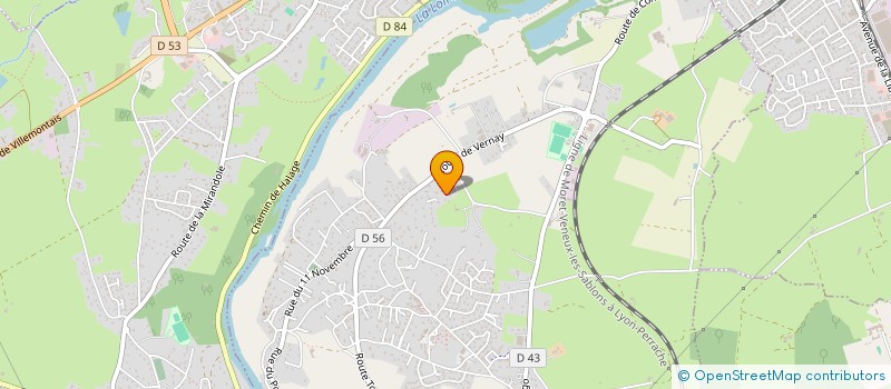 localisation de l'entreprise 949 077 028   COMMELLE-VERNAY