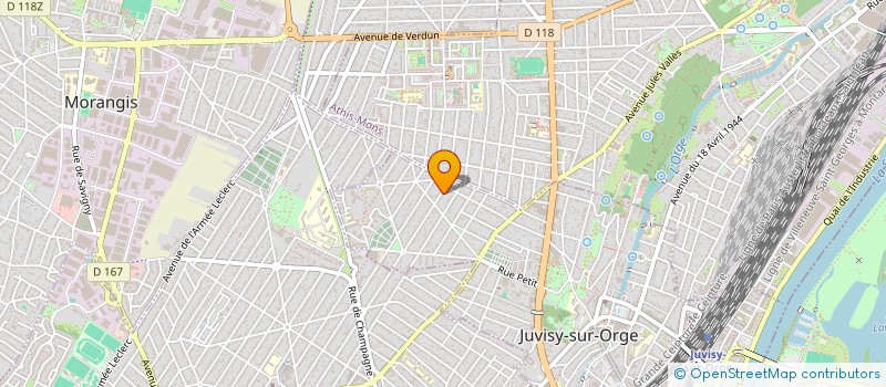 localisation de l'entreprise 949 113 120 à JUVISY-SUR-ORGE