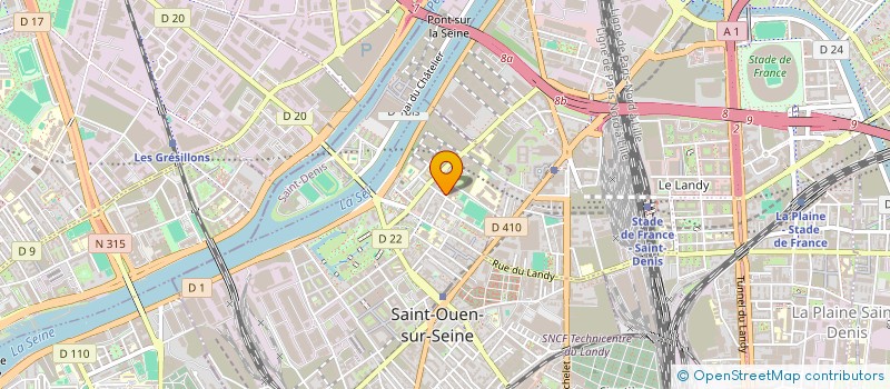localisation de l'entreprise 949 125 496   SAINT-OUEN-SUR-SEINE