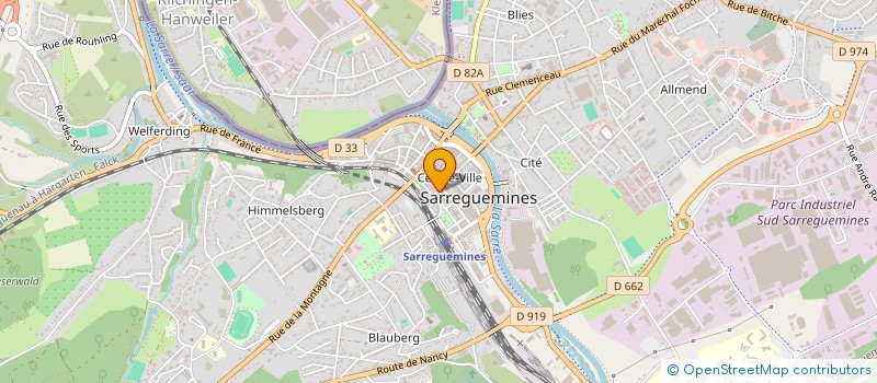 localisation de l'entreprise 949 150 981   SARREGUEMINES