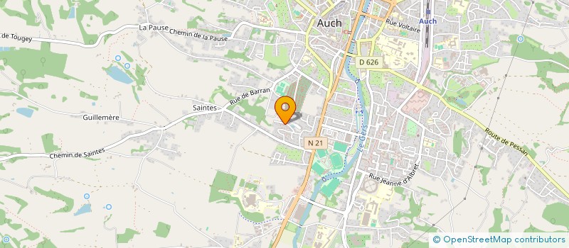 localisation de l'entreprise 949 174 163   AUCH