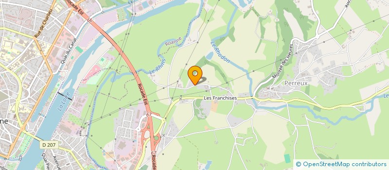 localisation de l'entreprise 949 184 246   ROANNE