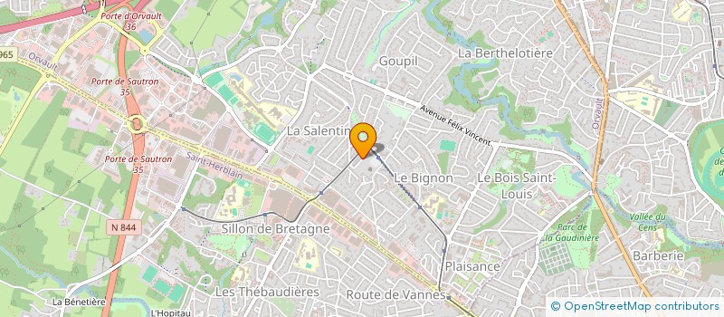 localisation de l'entreprise 949 184 980  à ORVAULT
